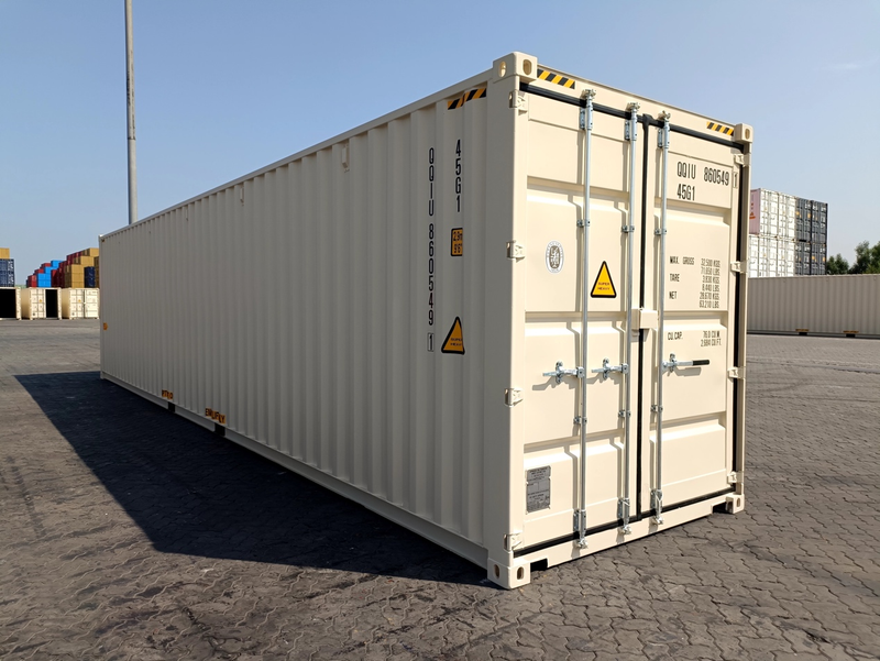 40' HC Double Door ONE TRIP Container